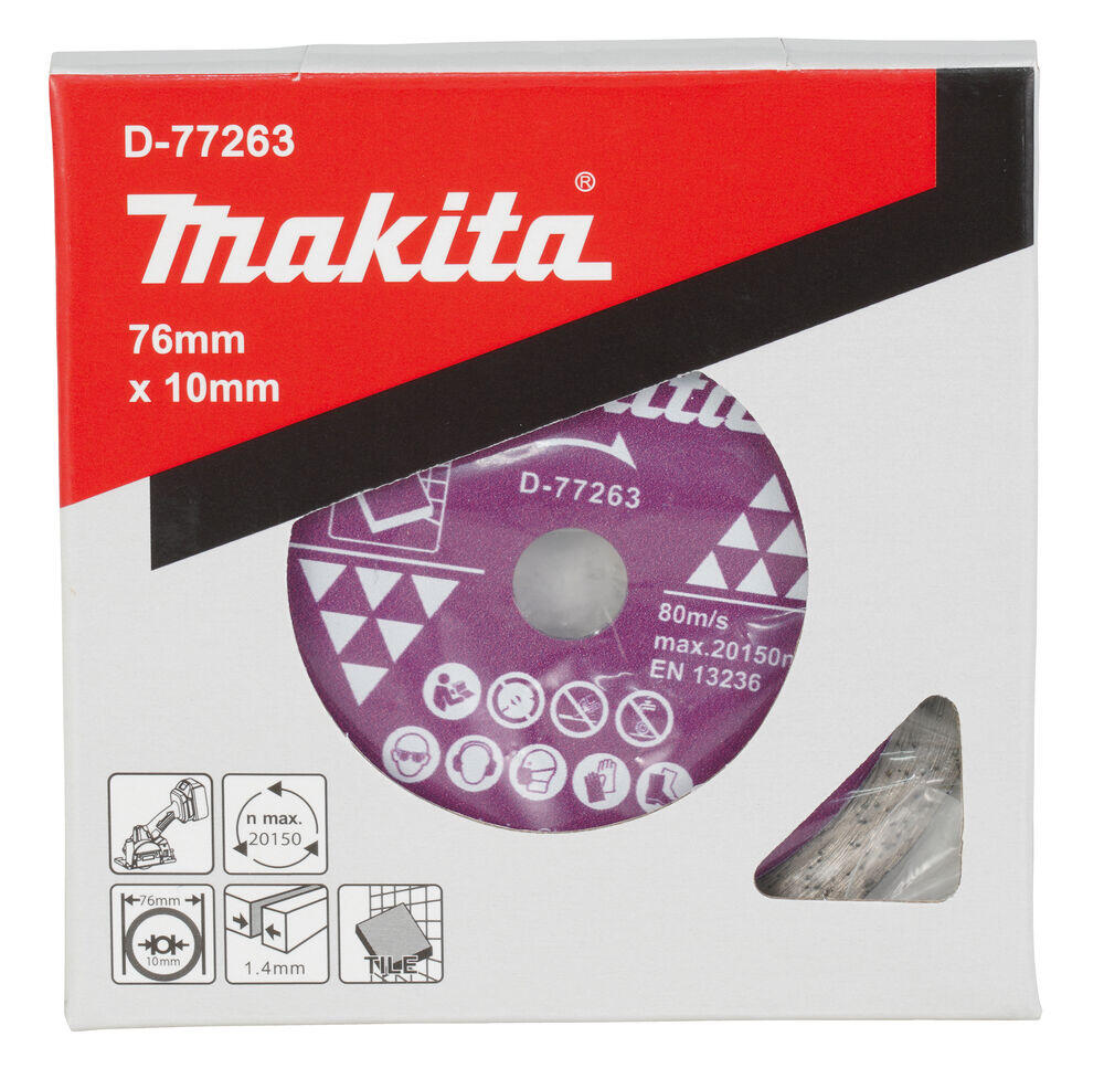 Makita diamantskive helbane Ø76x10 mm