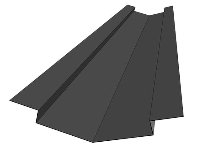 Verform sort gradrenne/kilrenne beslag