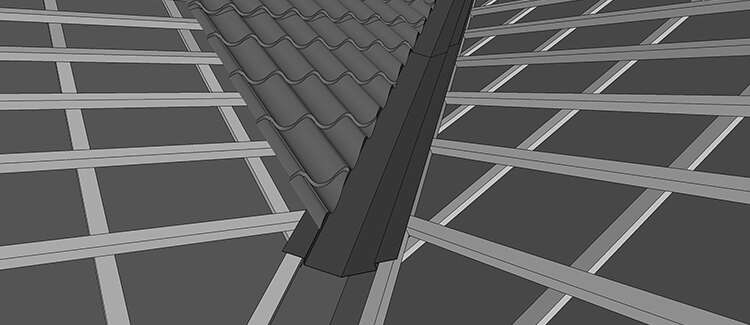 Verform sort gradrenne/kilrenne beslag