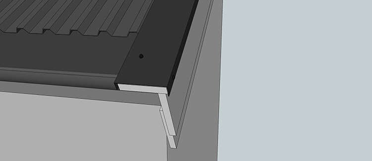 Verform klassisk 5" sort vindskibeslag