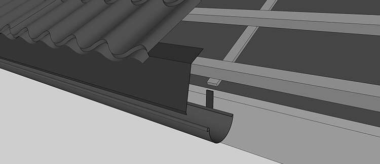 Verform sort 170 raft-/takfotbeslag