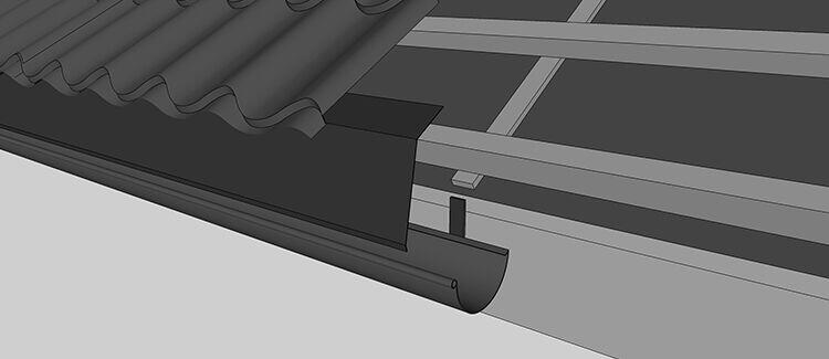 Verform sort 170 raft-/takfotbeslag
