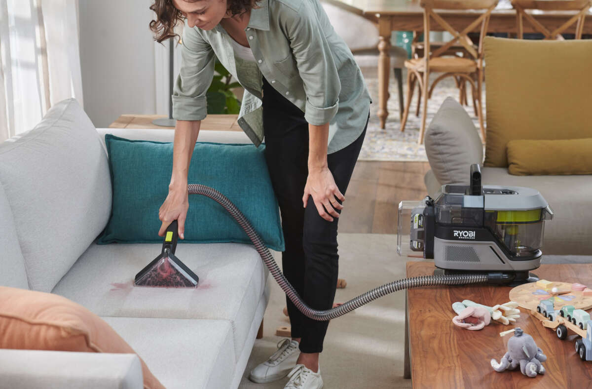 Ryobi 18V ONE+ RDC18BL-1X40G Swift Clean flekkrenser kit m/batteri og lader