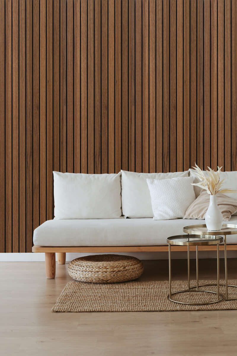 Snapwall Deco 2,4 m Walnut spilepanel