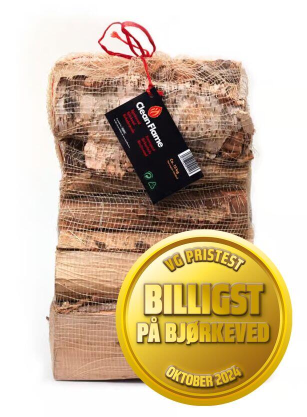 CleanFlame Bjørkeved 15kg