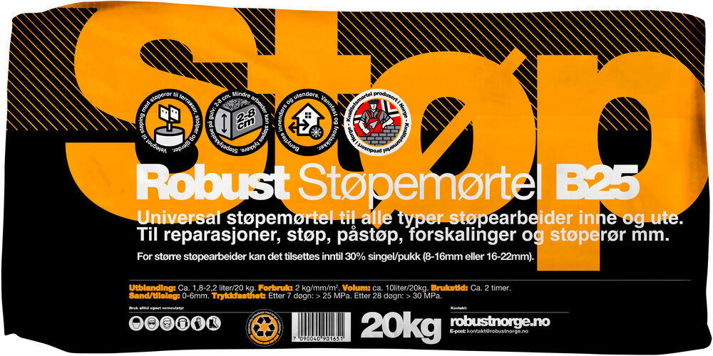 Robust Støpemørtel B25
