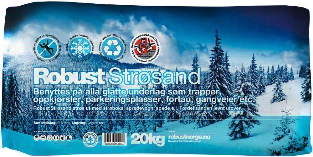 Robust strøsand