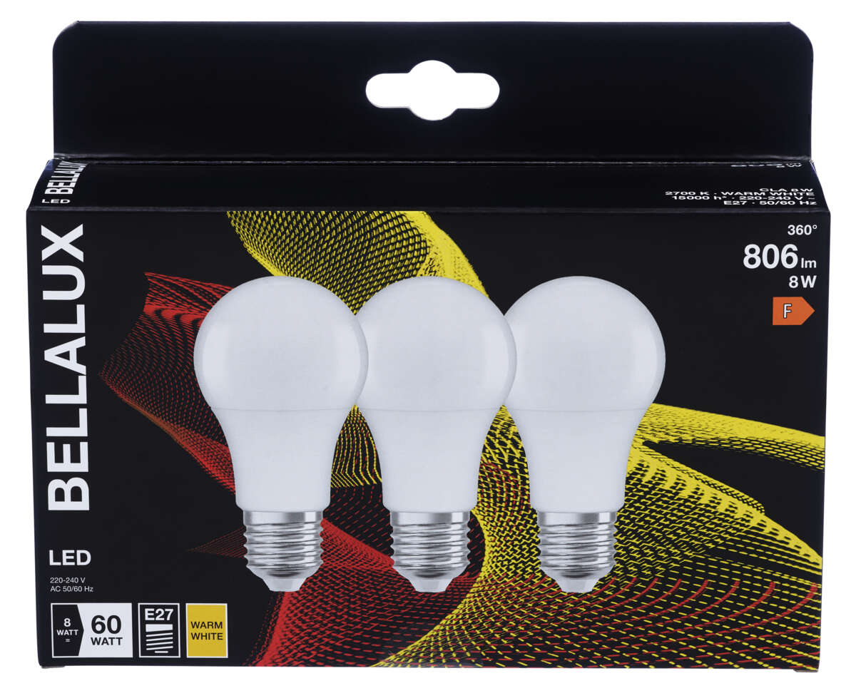 ️ BELLALUX® LED Classic pære 3pk
