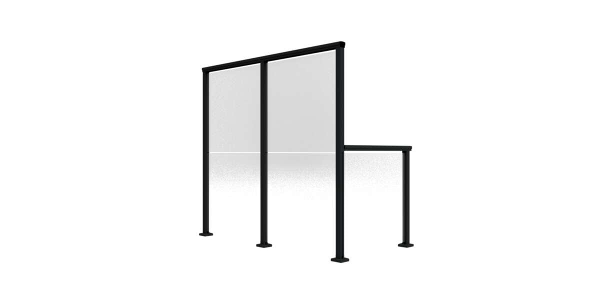 IDT helstolpe med fotplate til Breeze levegg