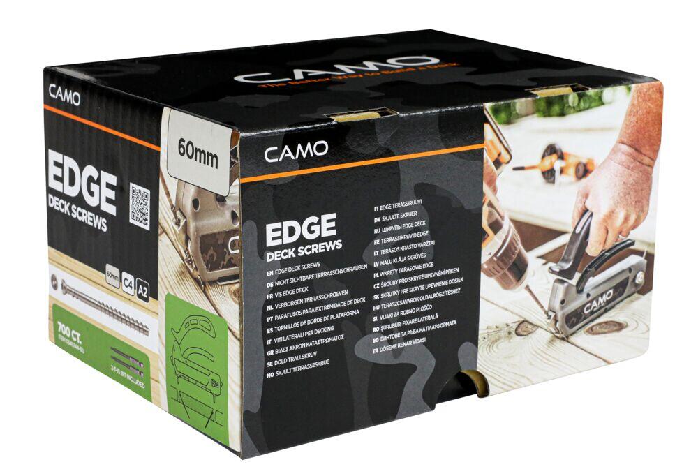 Camo A2 4,2X60 skjulte rustfri terrasseskruer