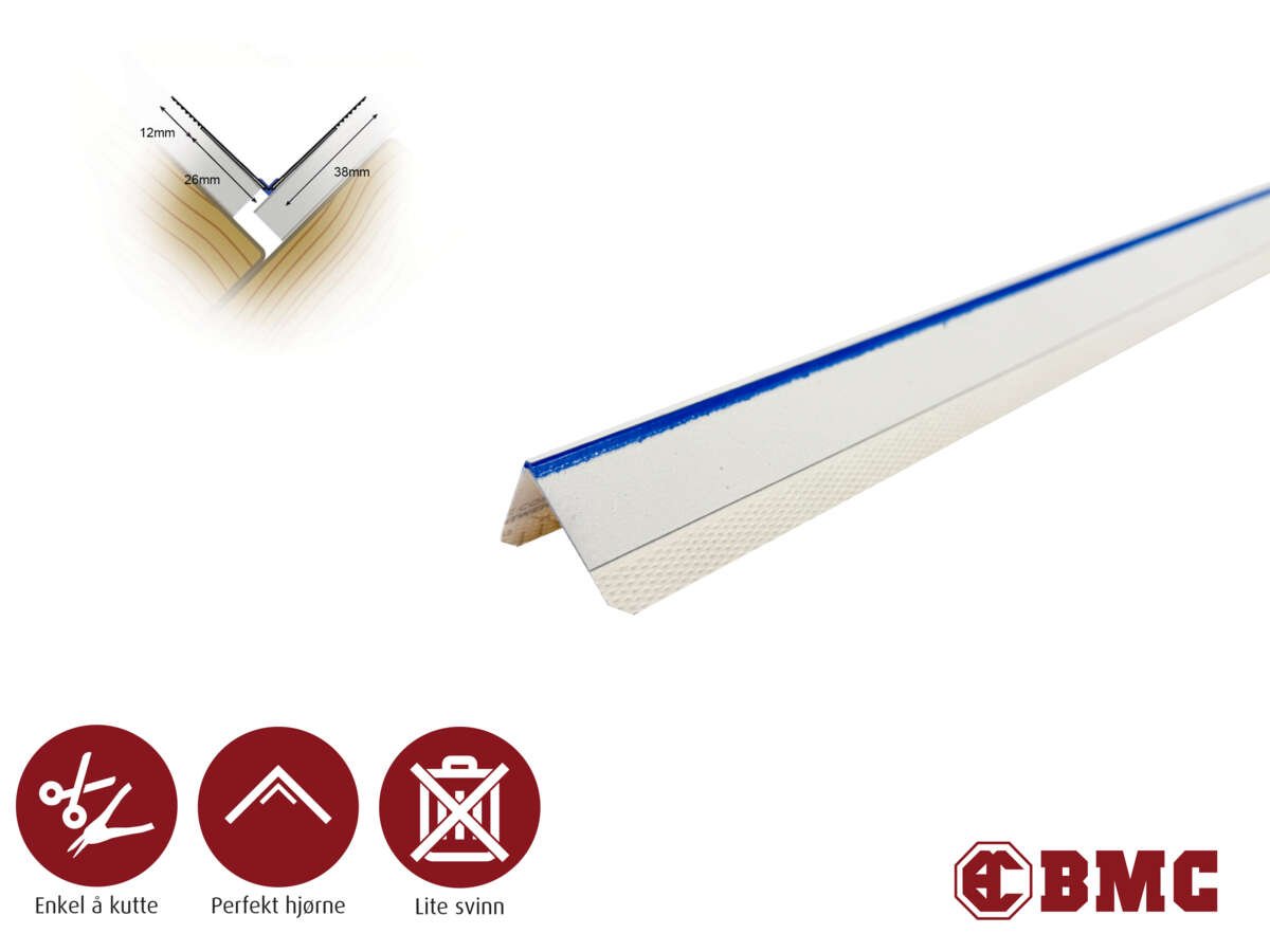 IS-300 INNVENDIG hjørneprofil gips