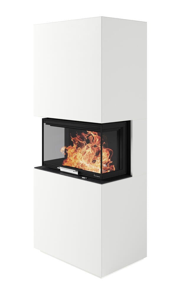 Nordpeis Monaco High mørk Thermotte peisovn