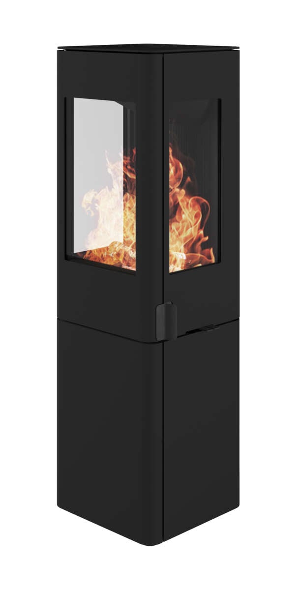 Nordpeis YoU Steel mørk Thermotte peisovn