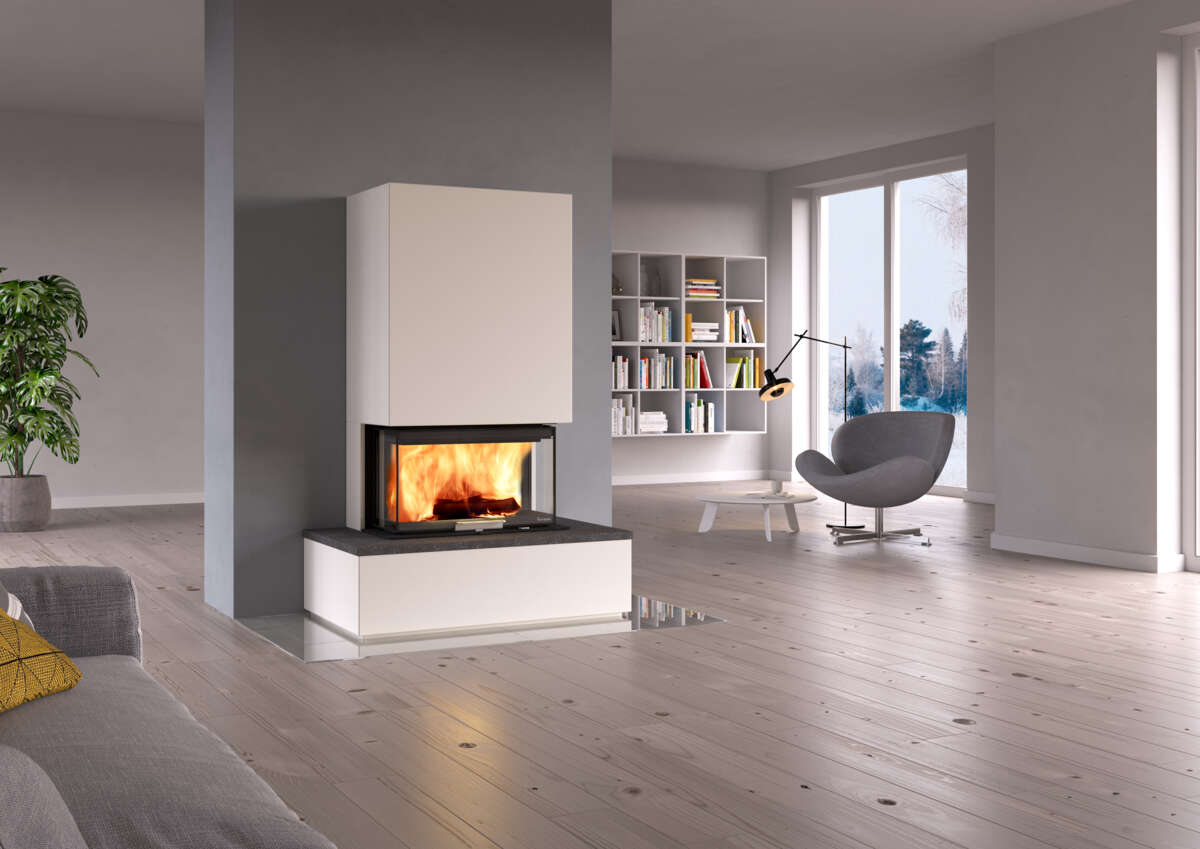 Nordpeis Monaco Bench lys Thermotte peisovn