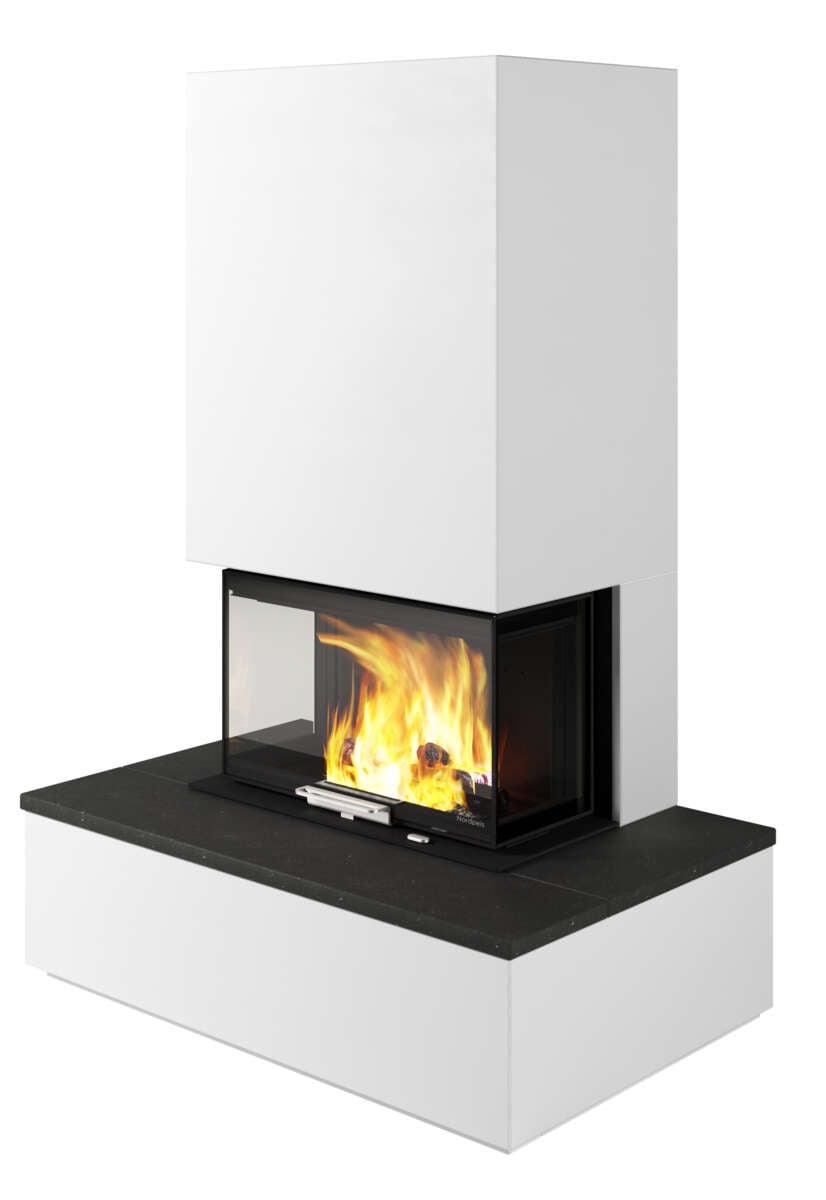 Nordpeis Monaco Bench mørk Thermotte peisovn