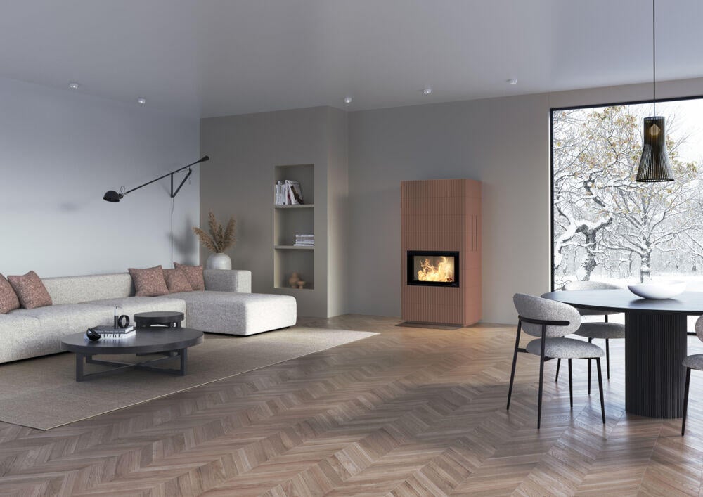 Nordpeis Wave F 2+4 lys Thermotte peisovn