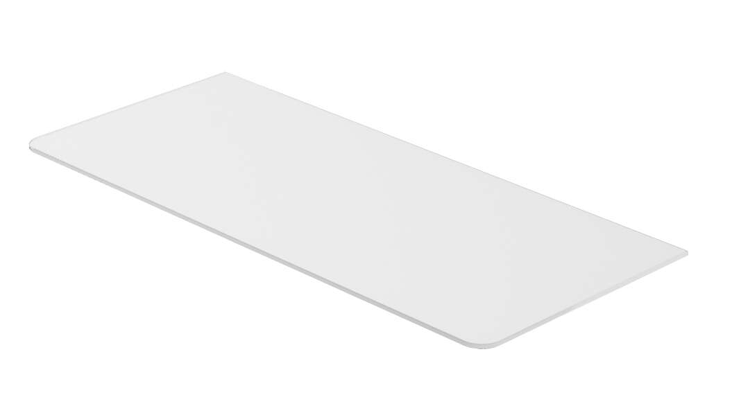 Nordpeis Wave gulvplate i klart glass