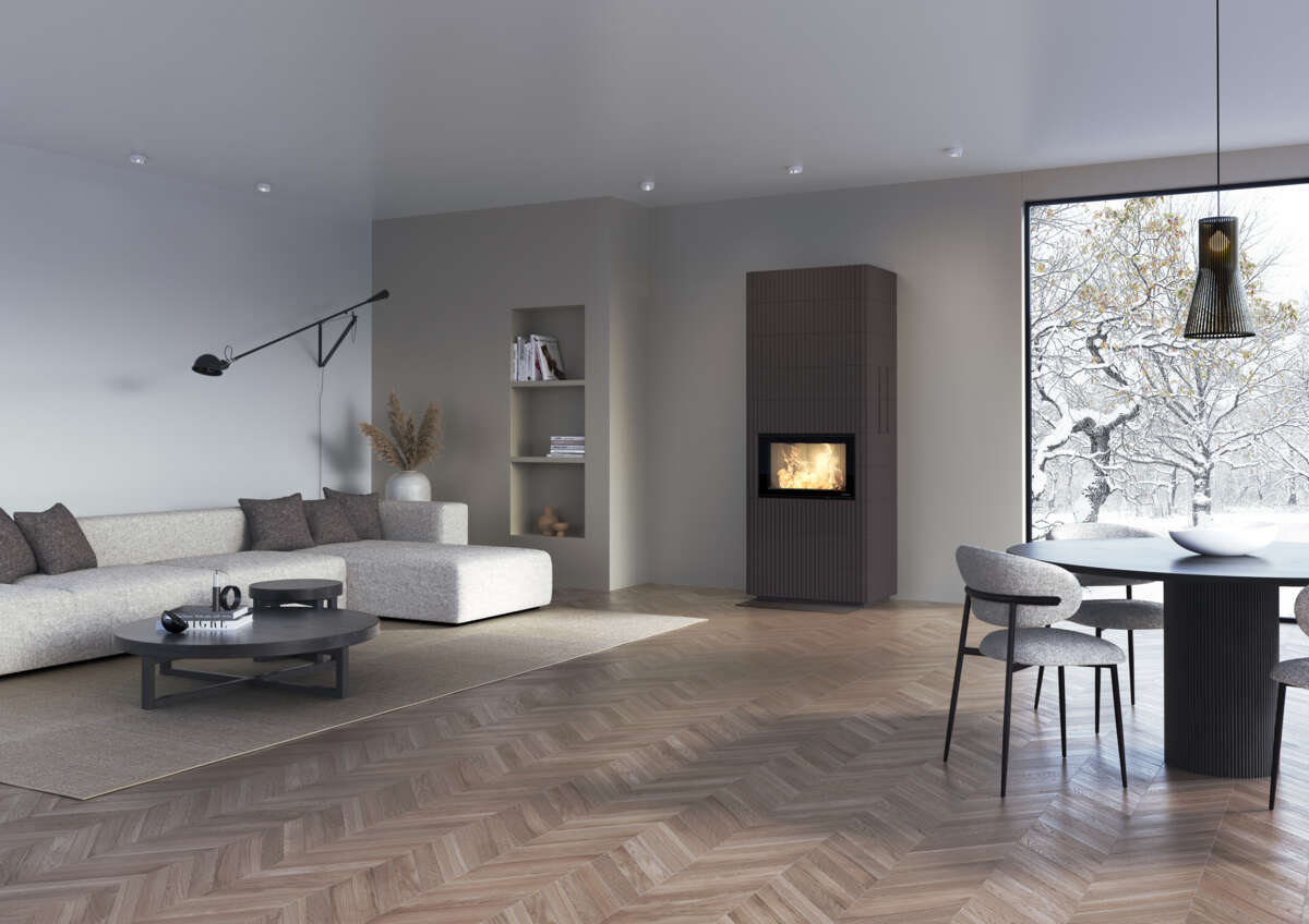 Nordpeis Wave F 3+5 lys Thermotte peisovn