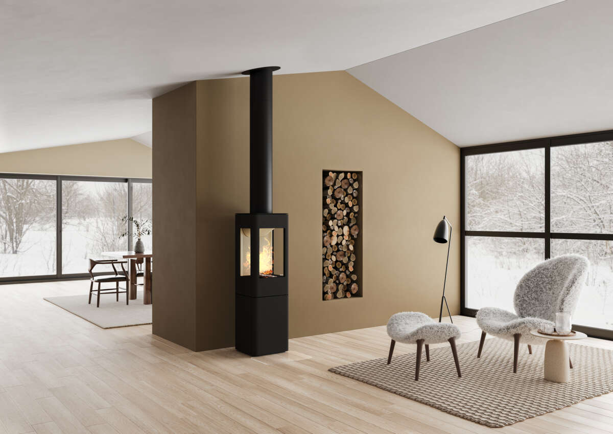 Nordpeis YoU Steel lys Thermotte peisovn