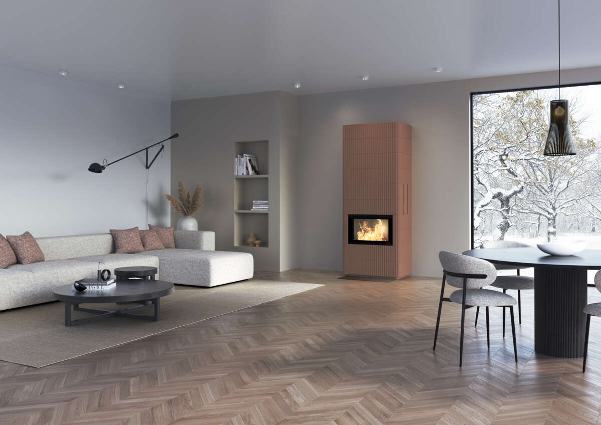 Nordpeis Wave F 2+6 lys Thermotte peisovn