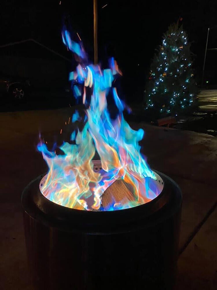 FCC Magic Fire fargepulver til bål 20-pk