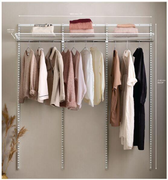 Elfa Startkit 3 seksjoner hvit