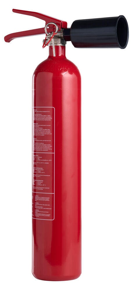 Nortec brannslukker CO₂ 2 kg med manometer