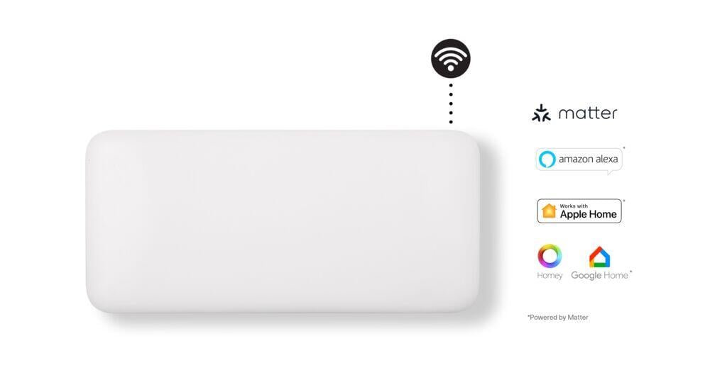 Mill Invisible WiFi panelovn 900W hvit