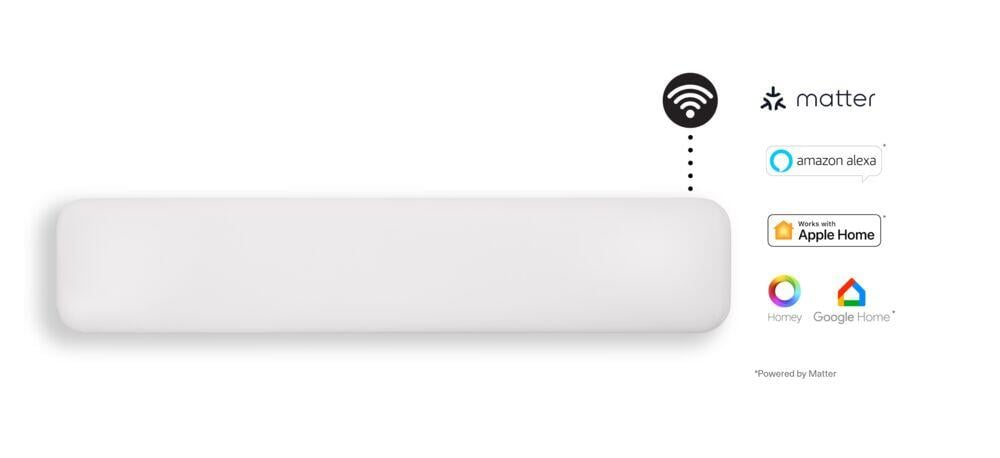 Mill Invisible WiFi Gen 3 1000W panelovn