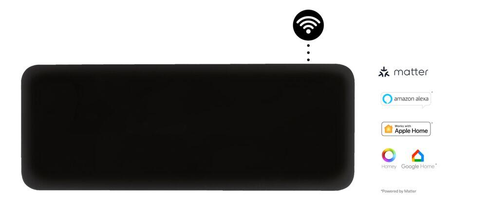 Mill Invisible WiFi 1200W panelovn