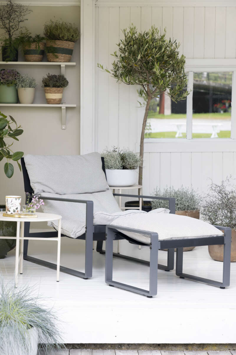 Bohem Vigra stol og fotskammel