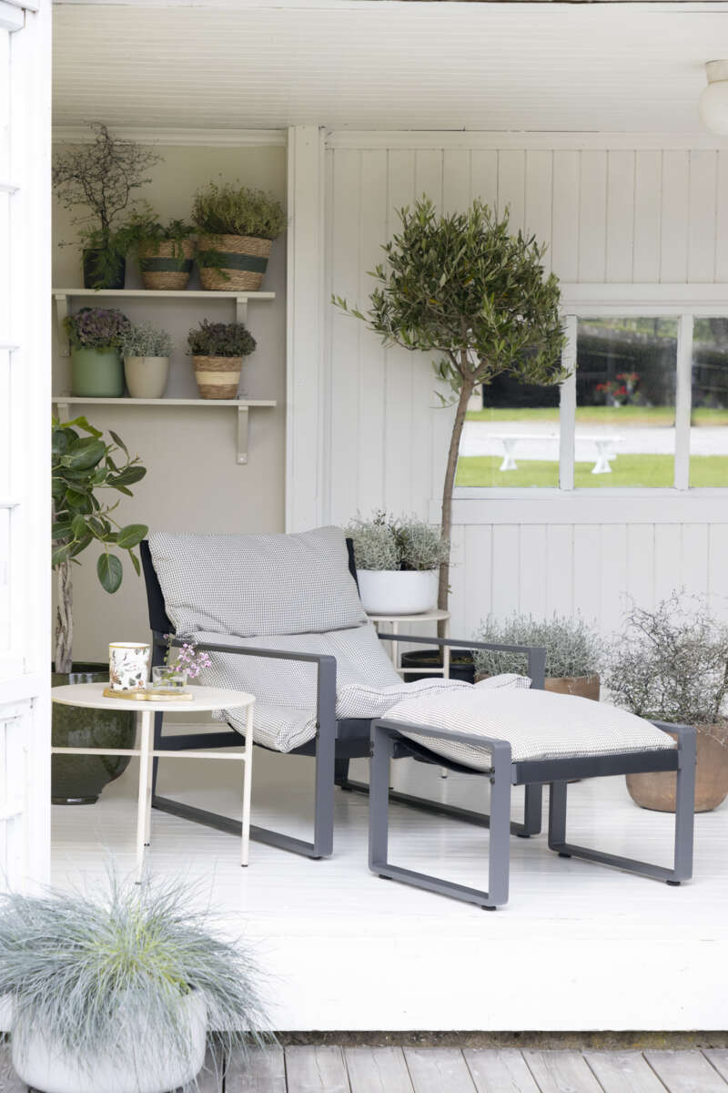 Bohem Vigra stol og fotskammel