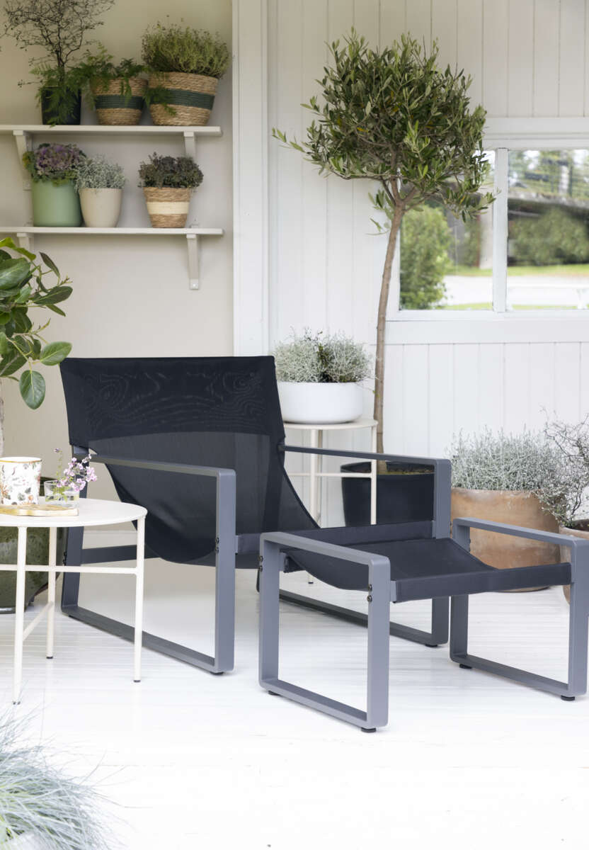 Bohem Vigra stol og fotskammel