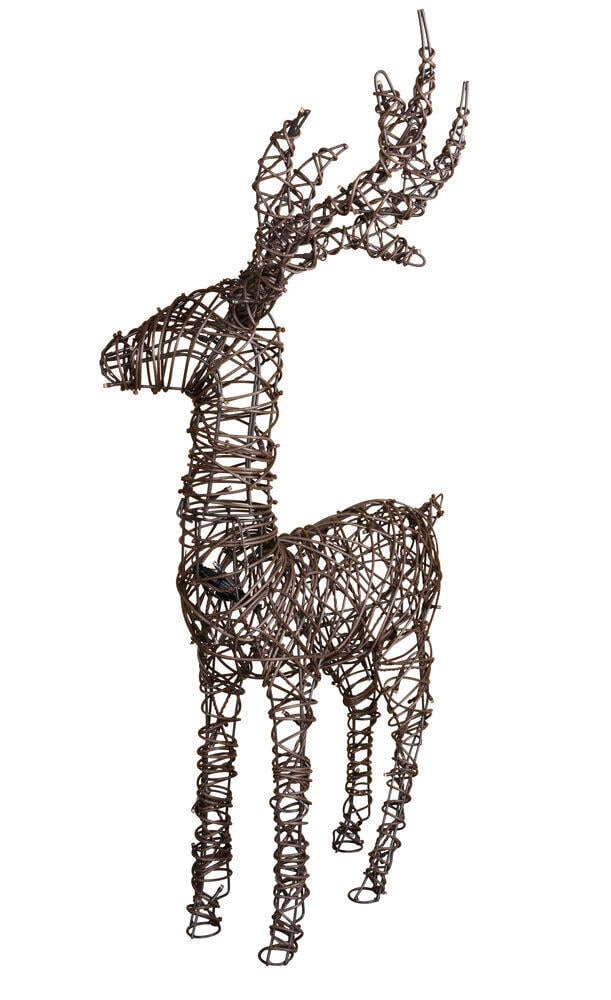 Hjort i kunstrotting LED-lys