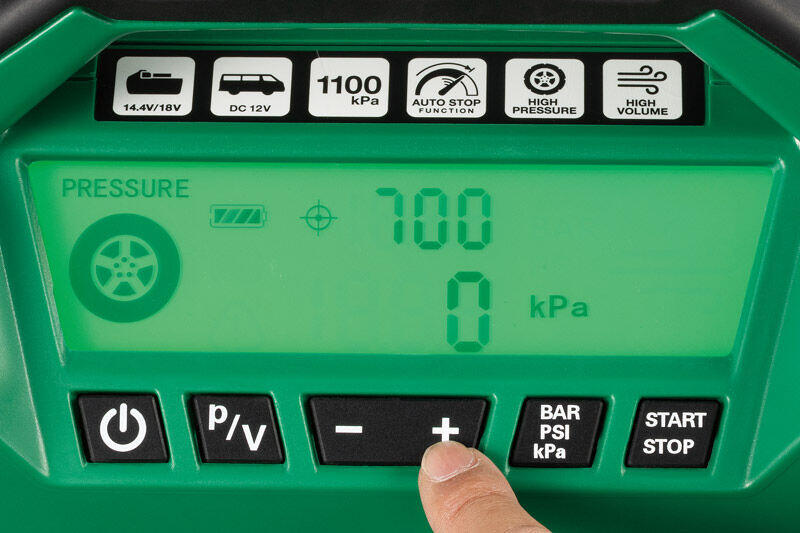 Hikoki UP18DA 11 bar kompressor u/batteri