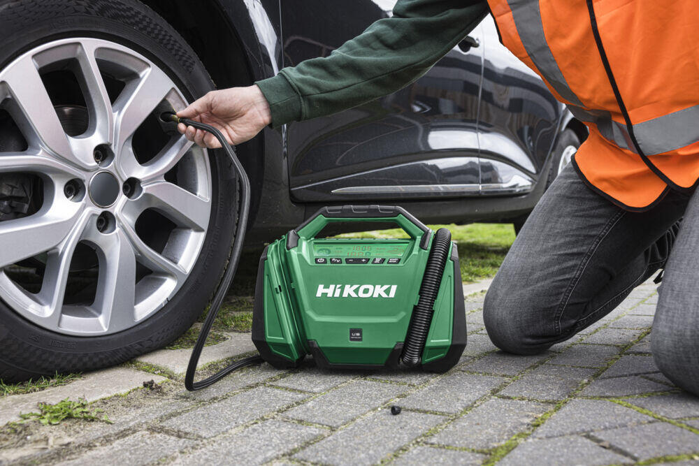 Hikoki UP18DA 11 bar kompressor u/batteri