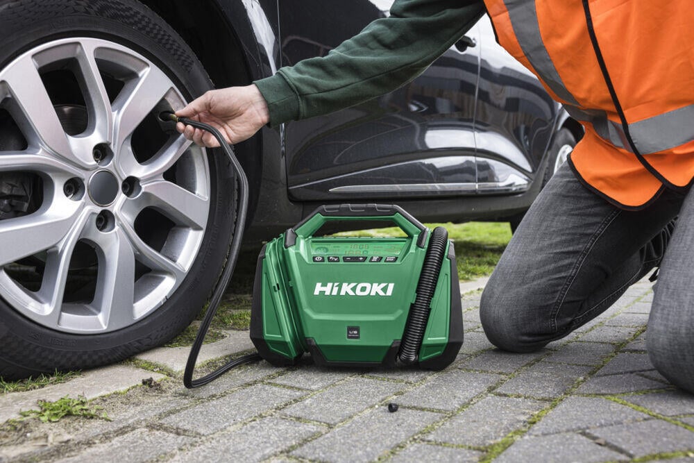 Hikoki UP18DA 11 bar kompressor u/batteri