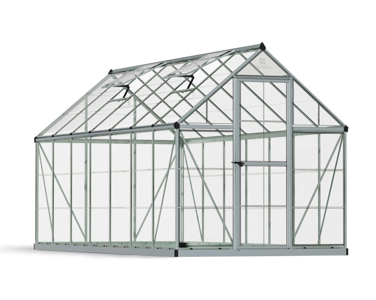 Palram - Canopia Harmony sølv drivhus 7,9 m²