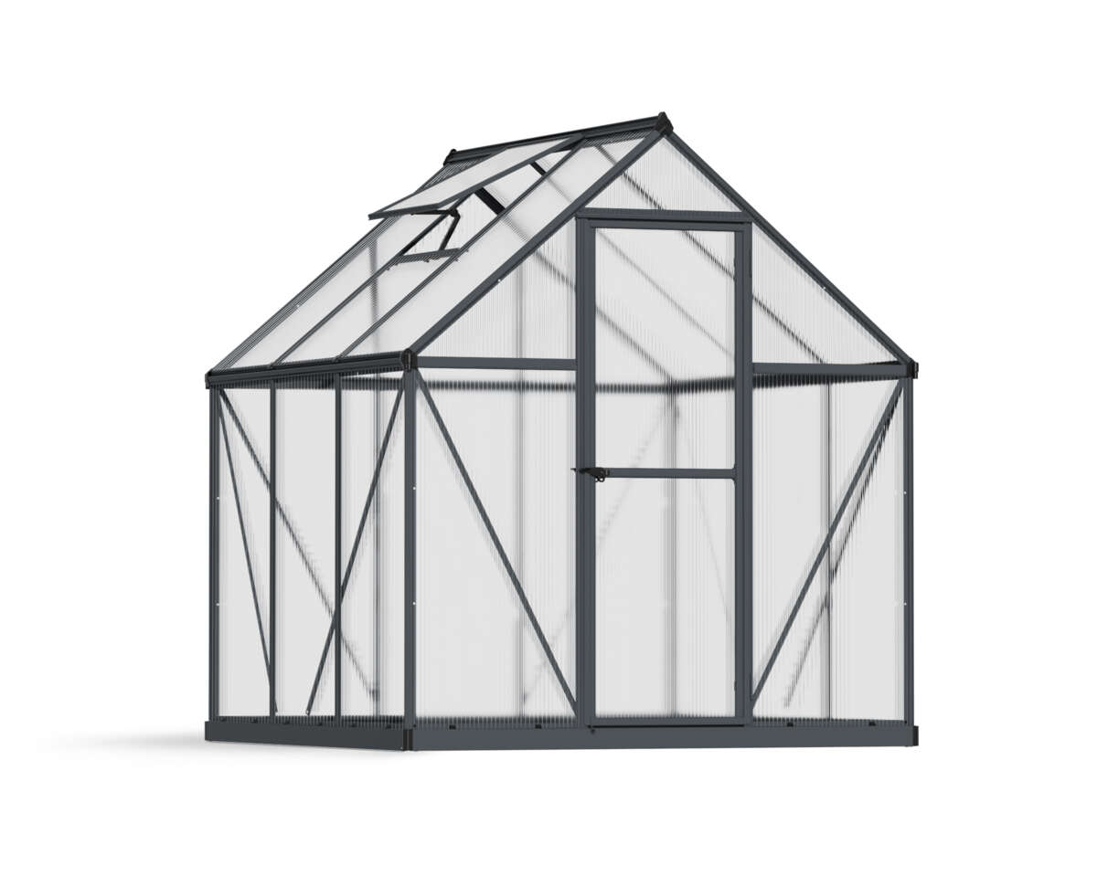 Palram - Canopia Mythos grå drivhus 3,4 m²