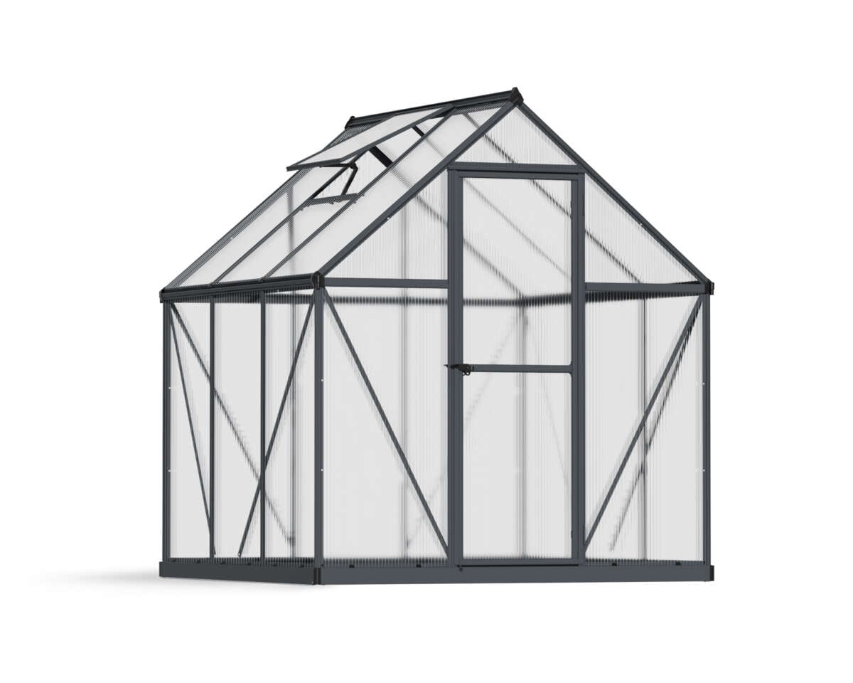 Palram - Canopia Mythos grå drivhus 3,4 m²