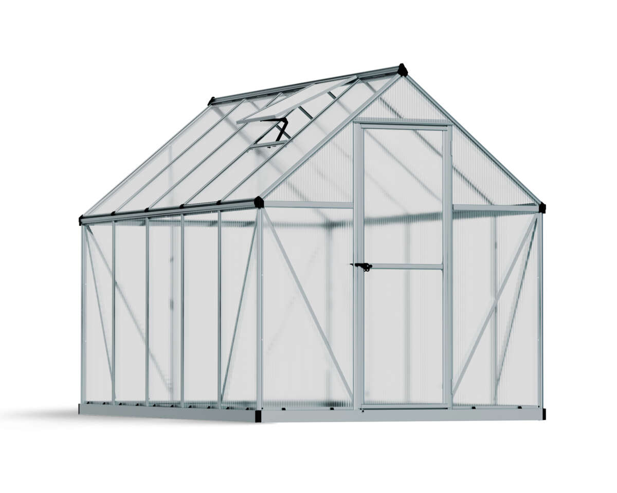 Palram - Canopia Mythos sølv drivhus 5,7 m²