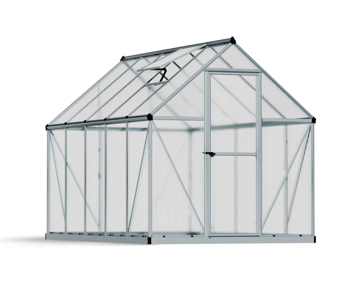 Palram - Canopia Mythos sølv drivhus 5,7 m²