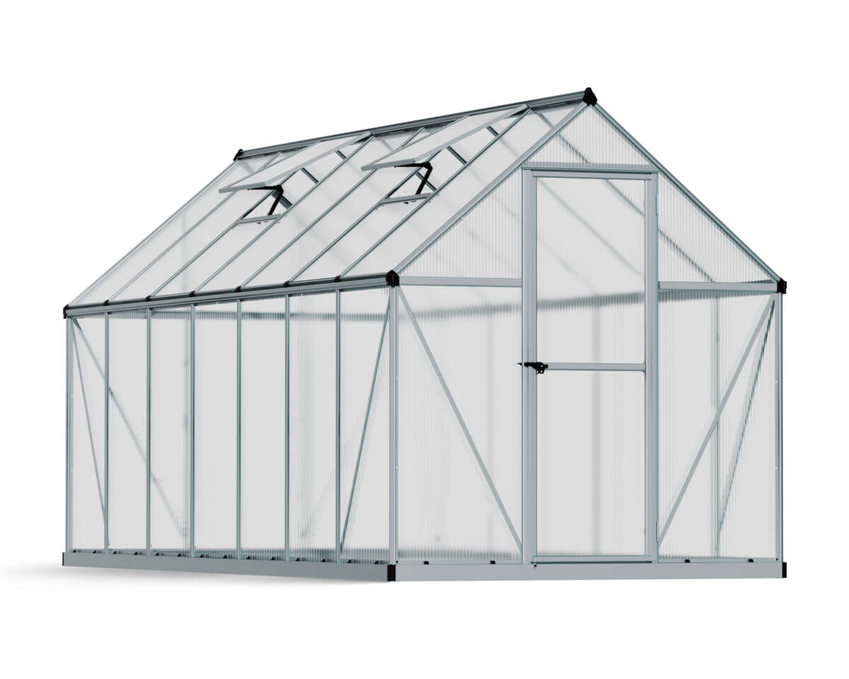 Palram - Canopia Mythos sølv drivhus 7,9 m²
