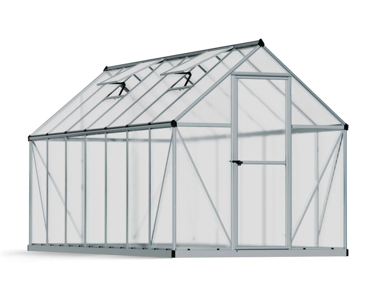Palram - Canopia Mythos sølv drivhus 7,9 m²