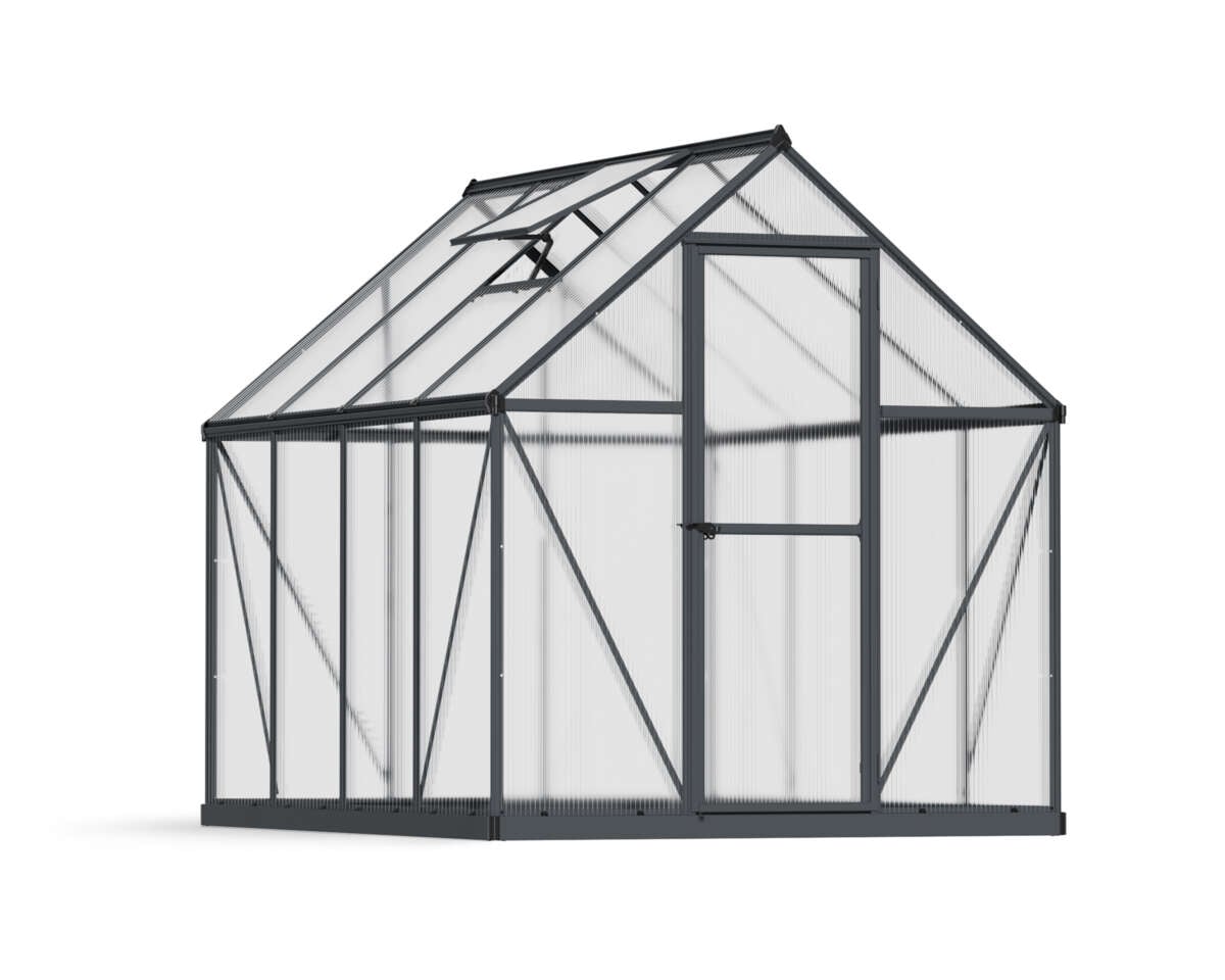 Palram - Canopia Mythos grå drivhus 4,6 m²