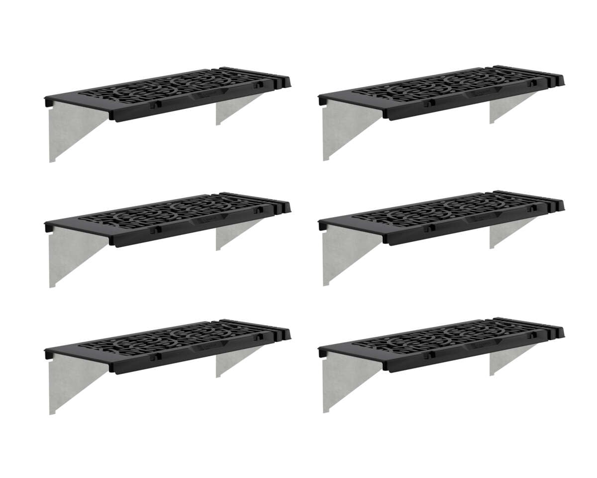 Palram - Canopia Signatur hylle 6-pk