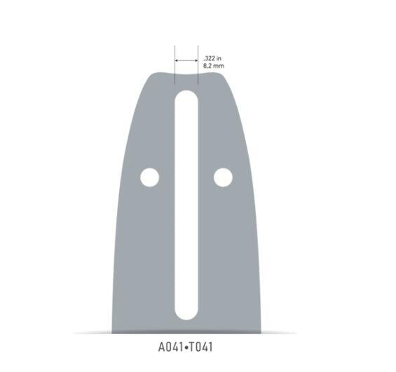 Oregon Single Rivet™ sagsverd 10" A041 3/8" 1,3mm