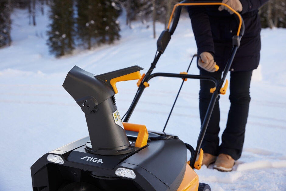 Stiga ST 700e snøfreser m/7.5 Ah batteri og lader