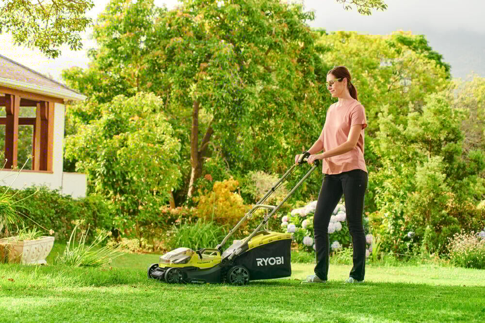 Ryobi RY18LM37A-150 batteridrevet gressklipper m/batteri
