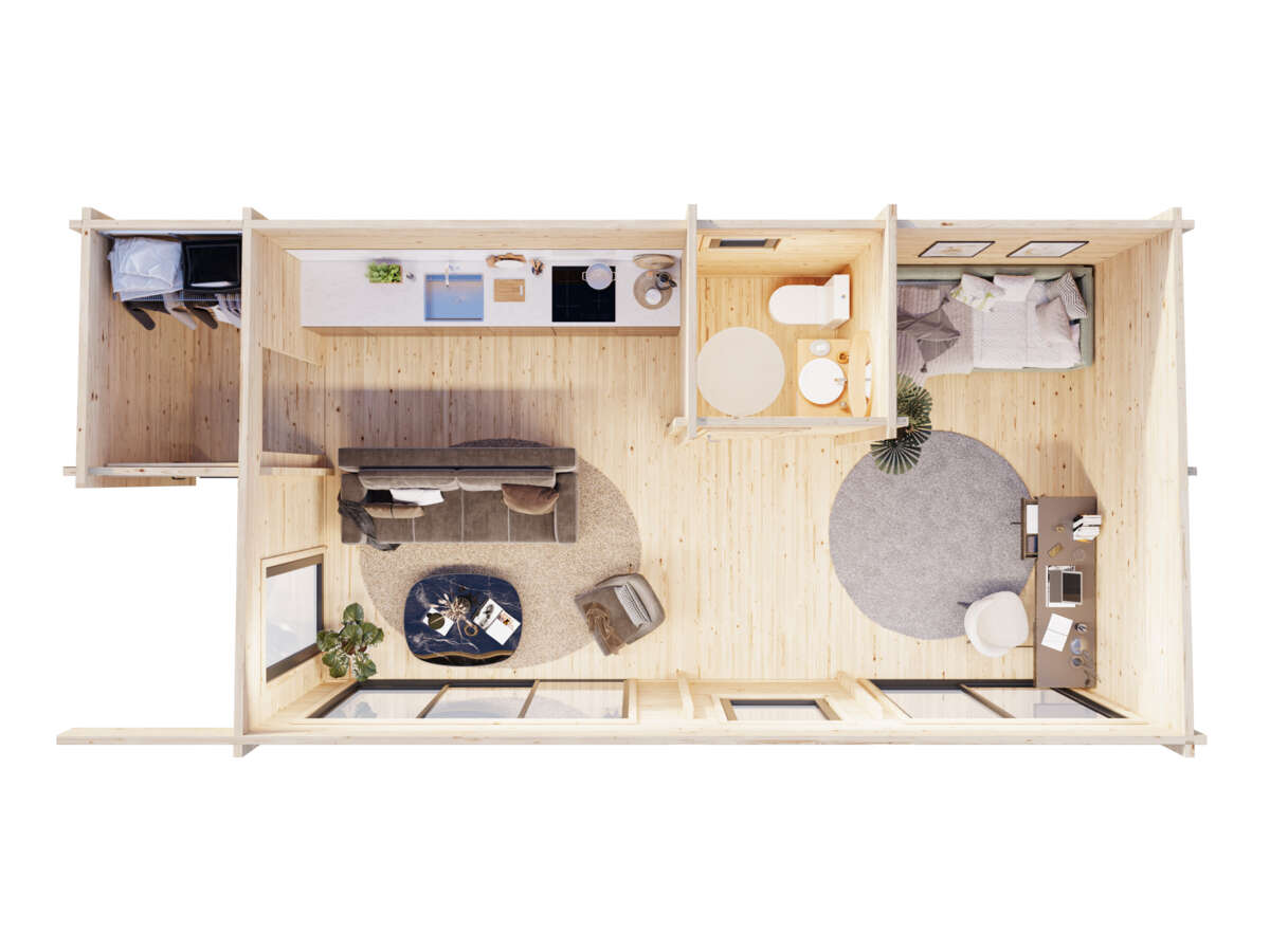 Palmako Cecilia gjestehytte 32,0 m²